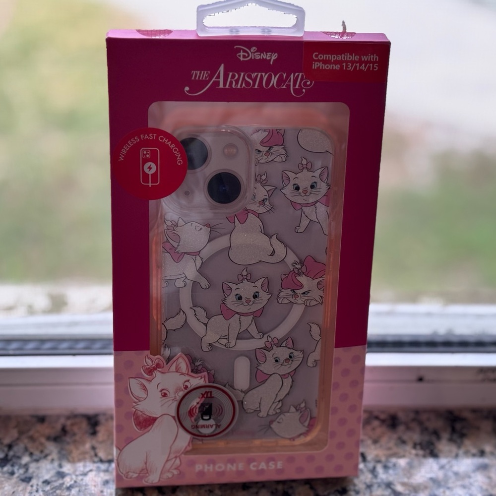 Disney Aristocats Phone Case - Pink and White